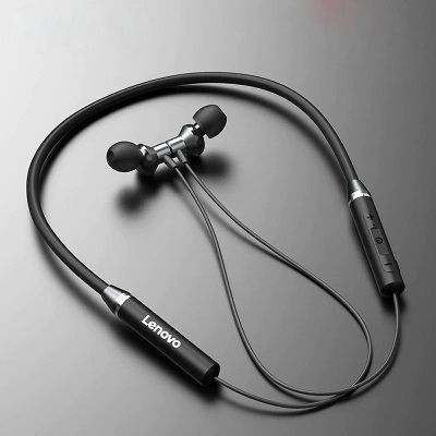 Picture of Lenovo Wireless Headset HE05 Sport Earphone . Lenove head phone he05 - Bluetooth Headphone - Bluetooth Headphone