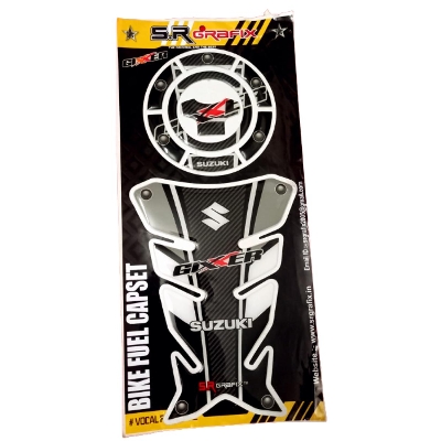 Picture of Fuel Tank Pad for Motorcycle or Tank Protector sticker for Bike Gixxer