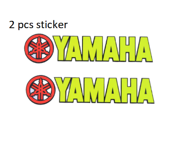Picture of 2 Pis Frok Decoration sticker for YAMAHA Yellow color-