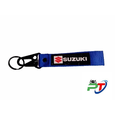 Picture of Motorcycle Key Ring For Biker sujuki bike. Blue - Key Ring - Key Ring