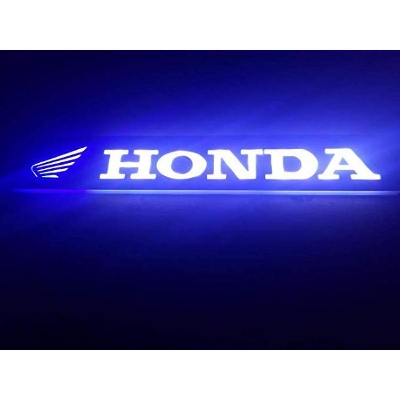 Picture of Bike Name Plate Led Light for Honda. Honda  Logo Light Motorcycle - Bike accessories