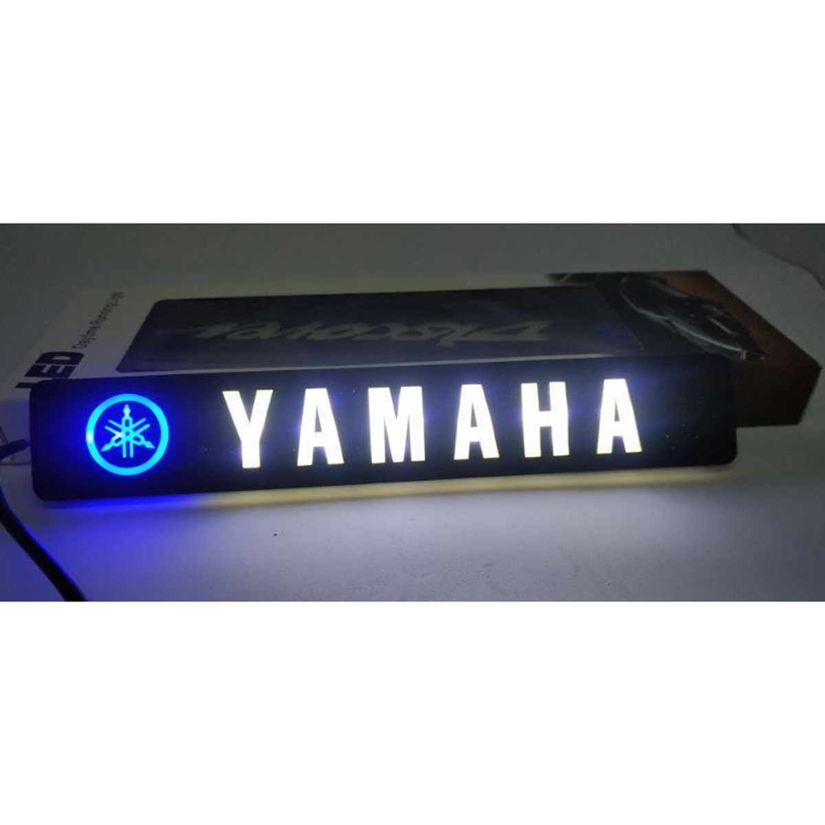 Picture of Bike Brand Name Logo LED Light for YAMAHA. Motorcycle logo light - Bike Accessories