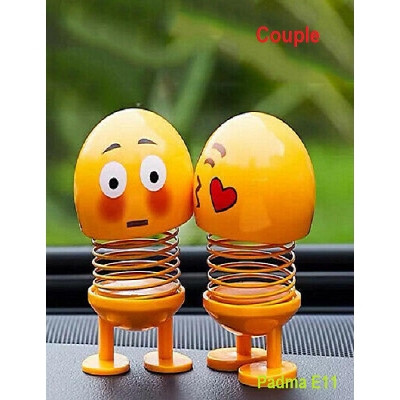 Picture of 2 Pcs Dancing Emoji for Car/ Motorcycle/ Bike, Table .Emoji dolls Big Size