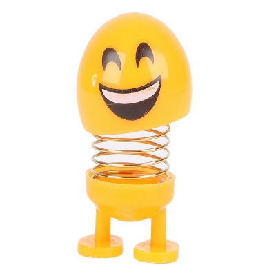 Picture of Dancing doll emoji for car, bike or Emoji Spring Bouncing Doll 1 pis big zise