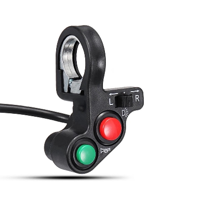 Picture of 3 in 1  Motorcycle Handlebar Switch / Horn Signals on & off Button Light Switch