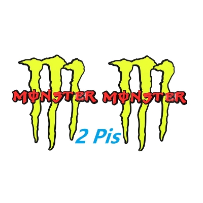 Picture of 2 Pis Monster Decoration Sticker For Motorcycle, Car, Computer