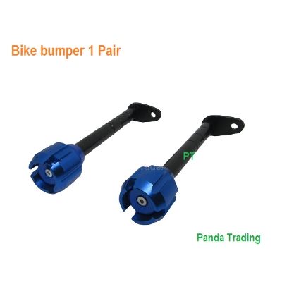 Picture of Bumper for Bike aluminum guard for Leg Motorcycle bumper  (universal Bumper)- CNC Gutli -Blue