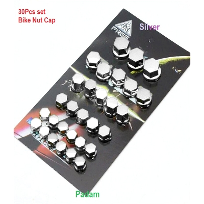 Picture of Motorcycle nut bolt-Screw cover cap / Nut Cap For motorcycle Decoration item for Bike 30Pcs