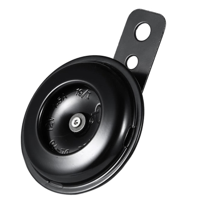 Picture of Universal Horn For Motorcycle. Waterproof Loud sound singel Horn. Black