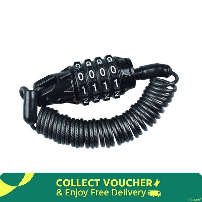 Picture of Heavy Duty Motorcycle Helmet Lock with 4 Digit- Black