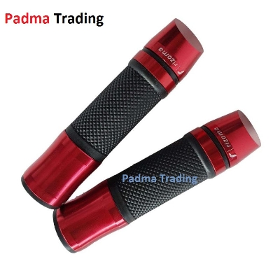 Picture of Rizoma Universal Handle Grips for Motorcycle. Red