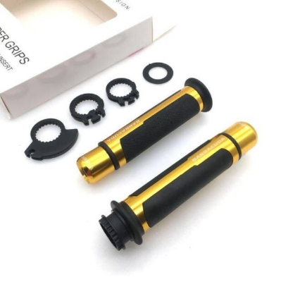 Picture of Universal Complete Handle Grips / Baracuda Italian Design Handlebar grip For Motorcycle - Golden