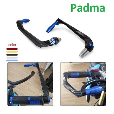 Picture of CNC Universal Handle Lever Guard For All Motorcycle. Blue