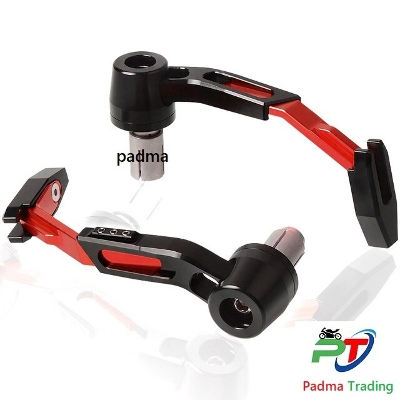 Picture of Universal Motorcycle koma Handle lever Guard. Handle Protection guard. Motorbike Handle. Red