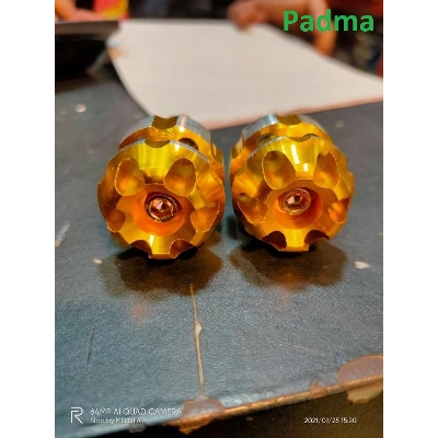 Picture of Universal Handle bar End Gutli or grips slider cap plug . Kamranga- 1 Pair