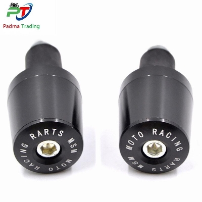 Picture of Universal Motorcycle 7/8" Handlebar Grips End Slider Cap Plug or CNC Gutli Black- 1 pair