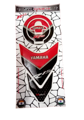 Picture of Fuel Tank Pad Sticker for Yamaha R15. Red