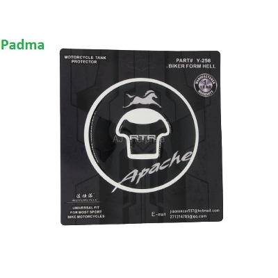 Picture of Apache RTR Reflective 3D Fuel Tank Cap Pad Sticker for Motorcycle