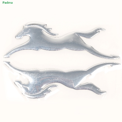 Picture of Apache Horse Bike Logo - Ambos 2 Pcs- Silver