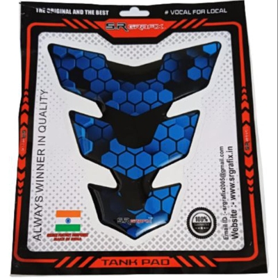 Picture of Tank padStickr For Motorcycle or bike decoration pad -Blue