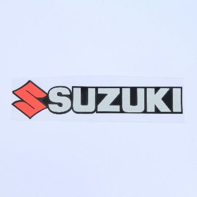 Picture of Motorcycle Decoration Sticker , sujuki Sticker For Bike, white