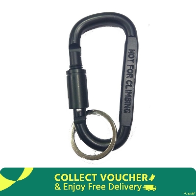Picture of High quality Key Ring For Biker & Car Key Chains - Not for climbing Key Ring. Black