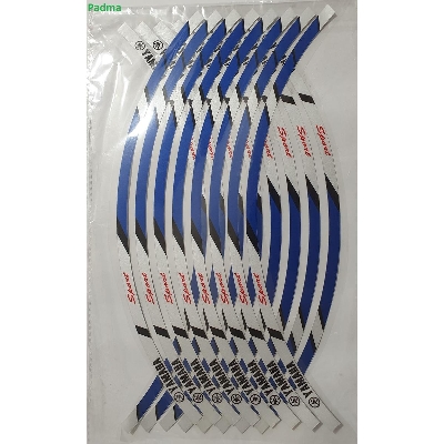 Picture of Rim Strip wheel sticker Yamaha Motorcycle  -Blue