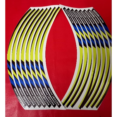 Picture of Motorcycle Wheel Rim Sticker -Suzukii Racing