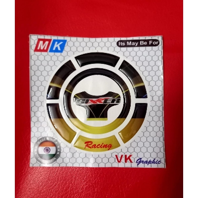 Picture of Decoration sticker For Motorcycle . Tank Cap Lock Pad mukka . Gixxer