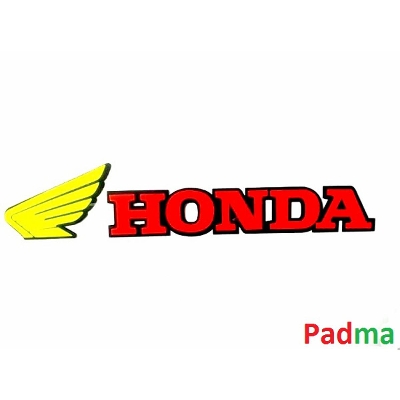 Picture of Brand logo Sticker for Motorcycle or Decoration decals use to  honda -red