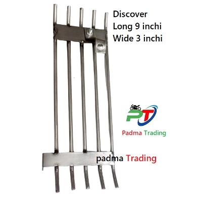 Picture of 9X3 inch .Stainless Steel Silencer Cover For Discover motorcycle. Discover 5 tar