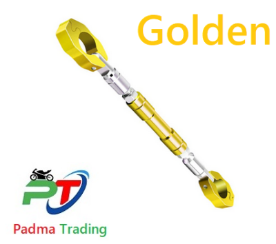 Picture of Universal Adjustable Looking Glass Stick. Balance Handlebar Crossbar For Motorcycle.or Tana (Adjutle 9.5 to10.5 Inchi)- Golden