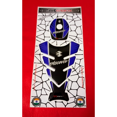 Picture of Tank pad sticker for Motorcycle. Discover Decoration Sticker blue