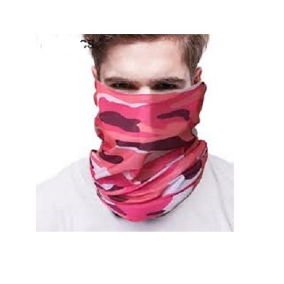 Picture of 9 In 1 Magical Scarf For Biker. Bandana pink armi