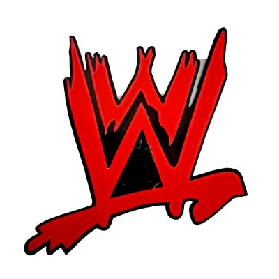 Picture of Bike Decoration Sticker name word W for Motorcycle. Red