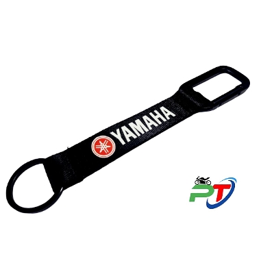 Picture of Motorcycle Metal Key Ring For Yamaha Biker. Full Black - Key Ring - key ring for bike