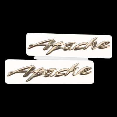 Picture of Fuel Tank Monogram. Tank Logo Sticker for Apache RTR -Silver 2 Pis