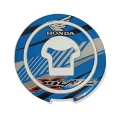 Picture of Fuel tank Pad Sticker for Motorcycle  or Bike Decoration Sticker x Blade - Blue