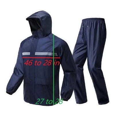 Picture of 100% Waterproof  Rain Coat With Trousers- XL- Body 47/48 Long 27/28