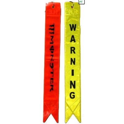 Picture of Monster Reflective Warning Tag  For Motorcycle- 1Pis