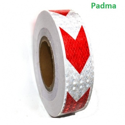 Picture of 24 inch reflective warning tape sticker for motorcycle