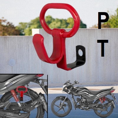 Picture of Bag Hook or Universal Bike Holder for All Motorcycle-  Red