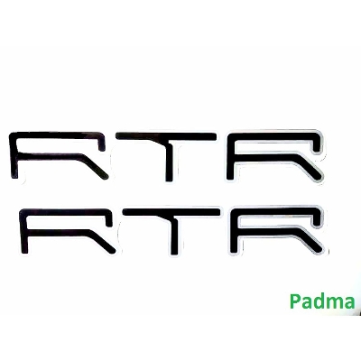 Picture of Brand Logo Sticker For Motorcycle Tank RTR- Black