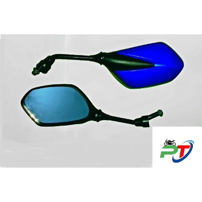 Picture of KOSO Daba  Universal Looking glass for motorcycle Blue- 2 Pcs