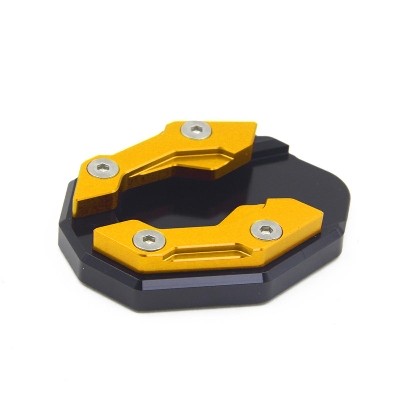 Picture of Universal Side Stand Pad for Motorcycle CNC Aluminum Alloy- Golden