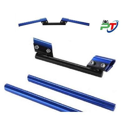 Picture of Bike Universal 3 Part Handle bar For Any Motorcycle CNC Aluminum Alloy- Blue