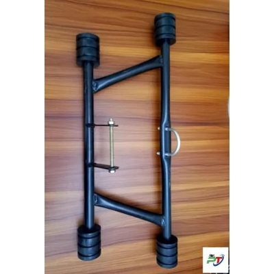 Picture of Double Rod Bumper For Bike or Motorcycle. Black Color Universal Bumper