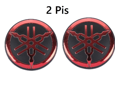 Picture of Yamaha Tank Big Size Logo Sticker for Motorcycle. Red-2 Pies
