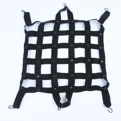 Picture of Bike Helmet Holder or Net Seat Jali  for Motorcycle. Black