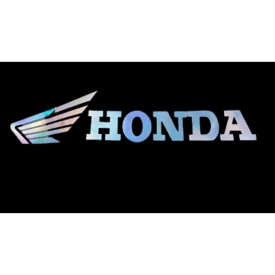 Picture of Decoration sticker for Motorcycle. Honda sticker silver color 1 pis